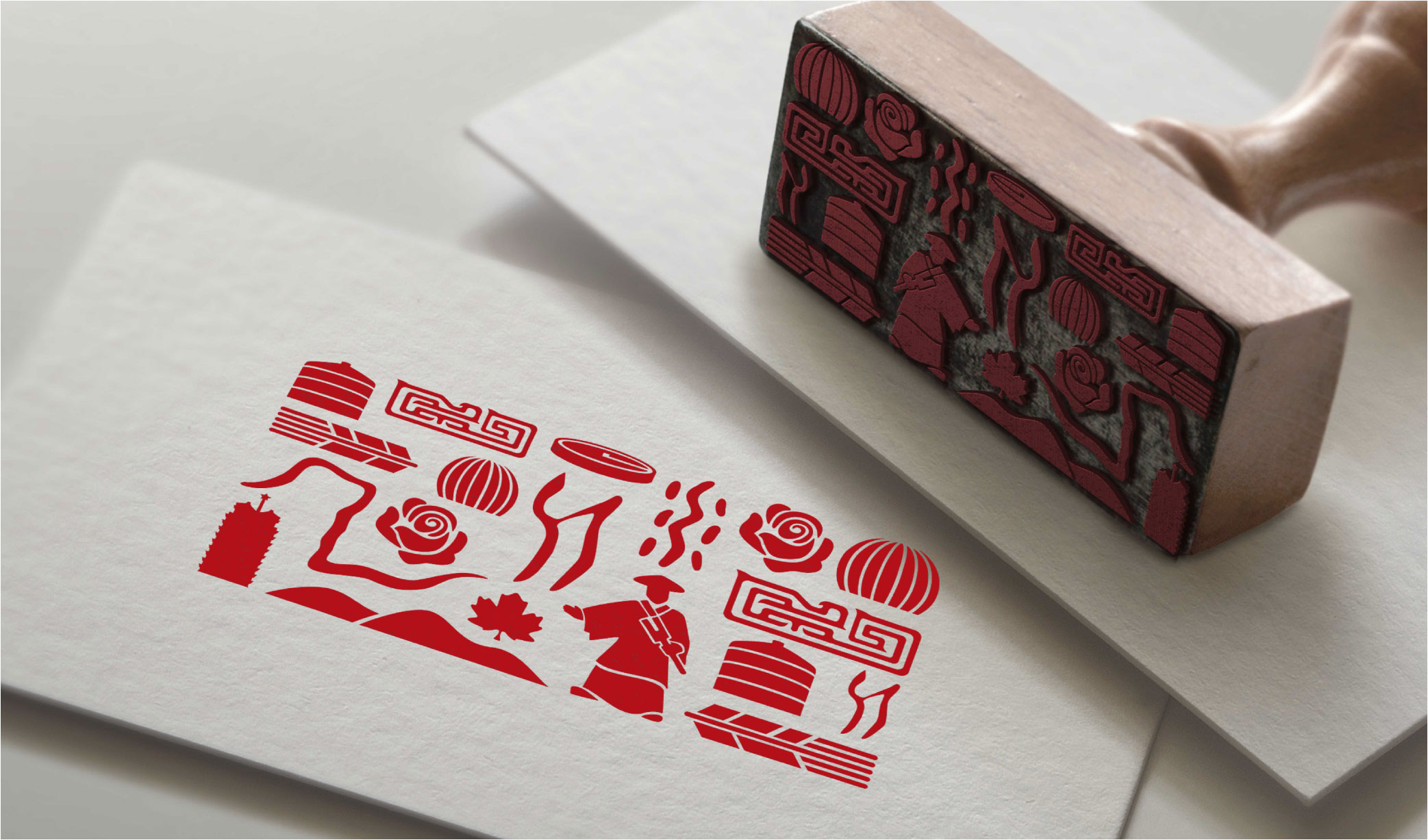 水净人和党旗红展厅-品牌全案设计落地